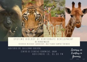 Patrick Mueller, Frontiers in Genomics, 19 nov 2019