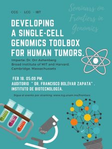 Frontiers in Genomics, Orr Ashenberg